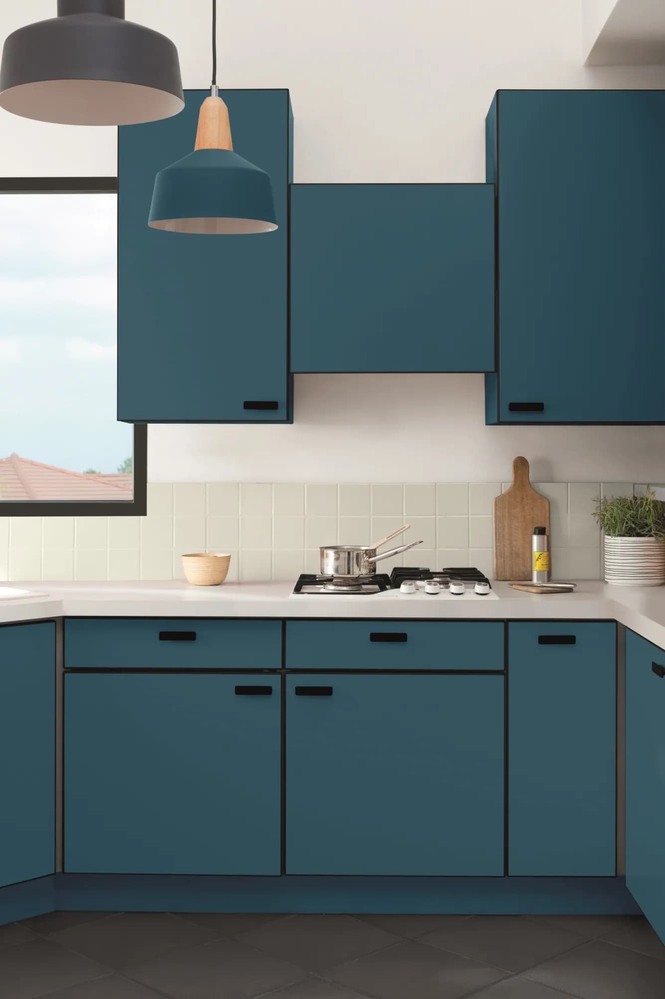 V33 RENOVATION – vopsea pentru bucătărie – direct pe pal, melaminat, lemn masiv, plastic, faianță – pe bază de apă, aspect satinat 14