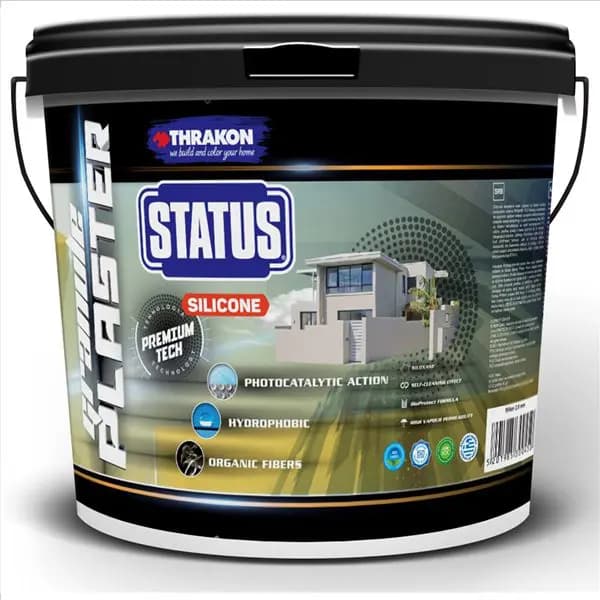 STATUS SILICONE GRANULE PLASTER - Tencuială decorativă siliconică, flexibilă și hidrofobă