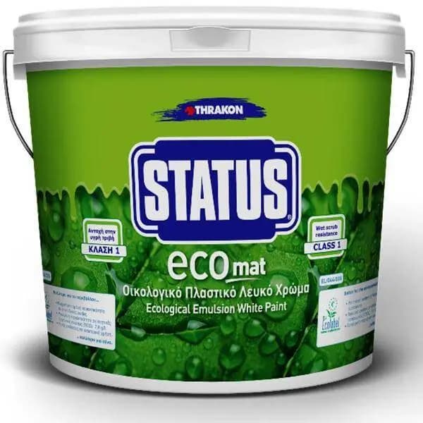 STATUS ECO - Vopsea ultra lavabilă ecologică cu aspect mat